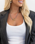LOCKET NECKLACE: GOLD