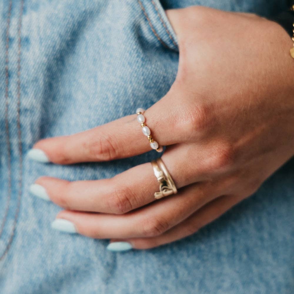 Delightful Pearl Ring - WATERPROOF: 8