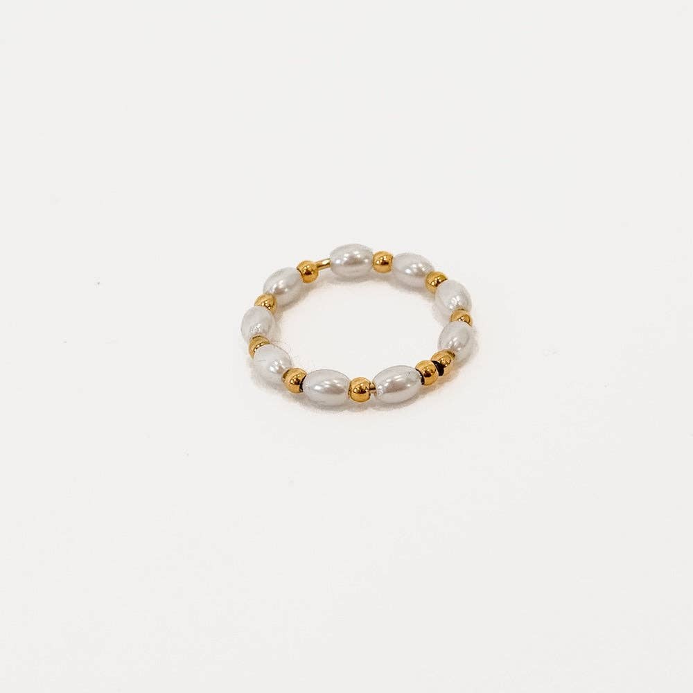 Delightful Pearl Ring - WATERPROOF: 8