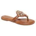 Pierre Dumas Limited Thong Sandal Tan Size 6