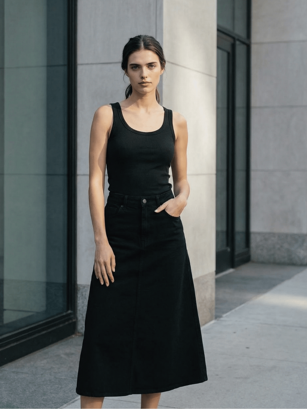 Tuckable Classic Ribbed Tank